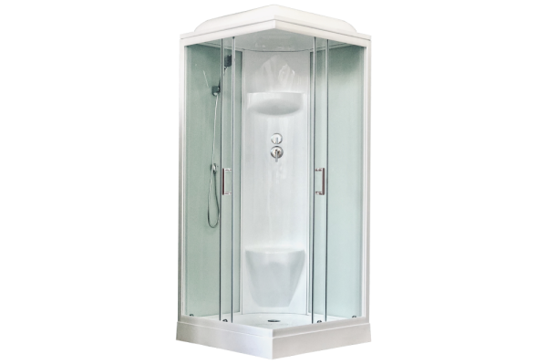 Душевая кабина Royal Bath  RB 80HP6-WT (белое/прозрачное)