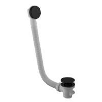 Fima Carlo Frattini Complementi Bagno Слив-перелив для ванны, с донным клапаном click clack, цвет: чёрный матовый Fima Carlo Frattini Complementi Bagno Слив-перелив для ванны, с донным клапаном click clack, цвет: чёрный матовый