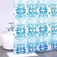 Штора для ванны Milardo Turkish Blue 200x180 Голубая Штора для ванны Milardo Turkish Blue 200x180 Голубая