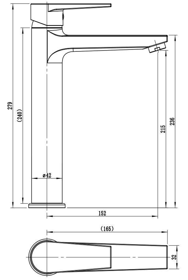 Смеситель для раковины ESKO BT25B