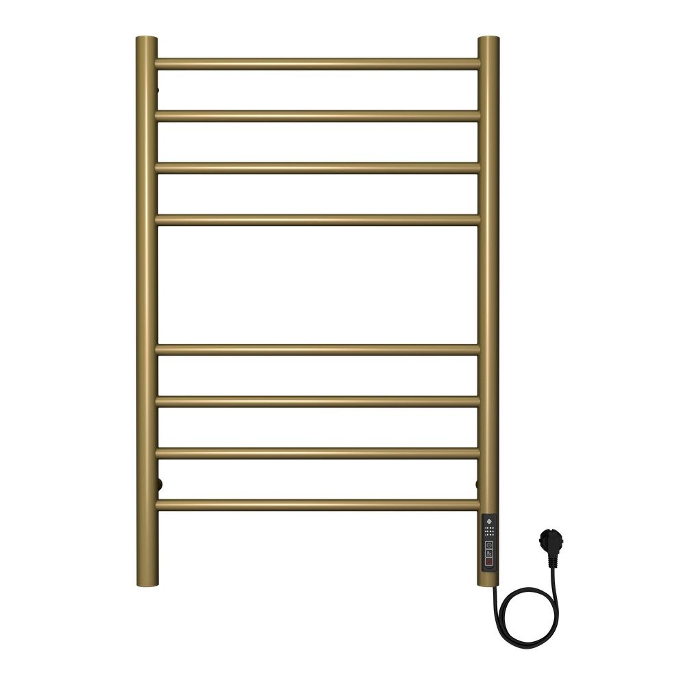 Полотенцесушитель электрический с диммером Terminus Аврора П8 50х80, золото арт, артикул 4670078571922