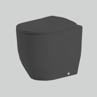 Artceram MONET Унитаз напольный приставной Rimless 36х52 см, цвет черный матовый