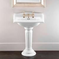 Devon Cambridge Пьедестал для раковины, цвет: белый