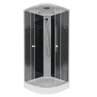 Душевая кабина Niagara Eco NG-4502-08 100х100 стекло матовое задняя стенка Черная Душевая кабина Niagara Eco NG-4502-08 100х100 стекло матовое задняя стенка Черная
