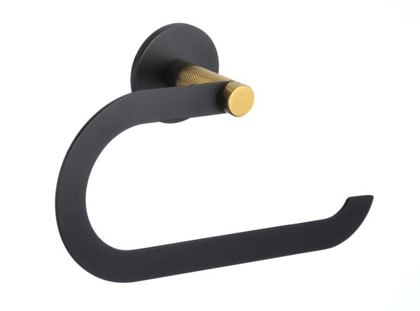 Полотенцедержатель Savol S-002163HB, черный/золото