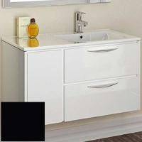 Тумба с раковиной SanVit Мэри-1 90 R kmery901 в цвете Ral подвесная Черный глянец Тумба с раковиной SanVit Мэри-1 90 R kmery901 в цвете Ral подвесная Черный глянец