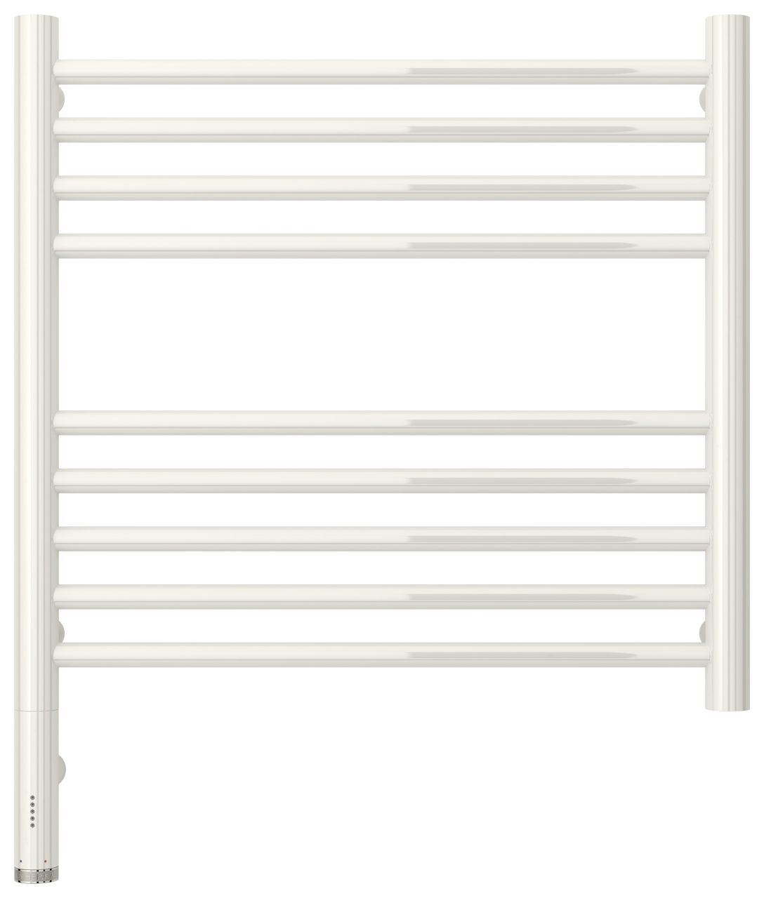 Полотенцесушитель электрический "БОГЕМА 3.0" прямая 500х500 / МЭМ левый (Белый)