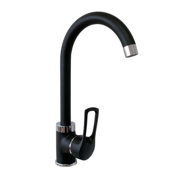 Смеситель для кухни Славен СЛ-ОД-1ЧН, черный