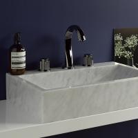 THG JAIPUR METAL Смеситель для раковины на 3 отверстия, с донным клапаном, цвет хром