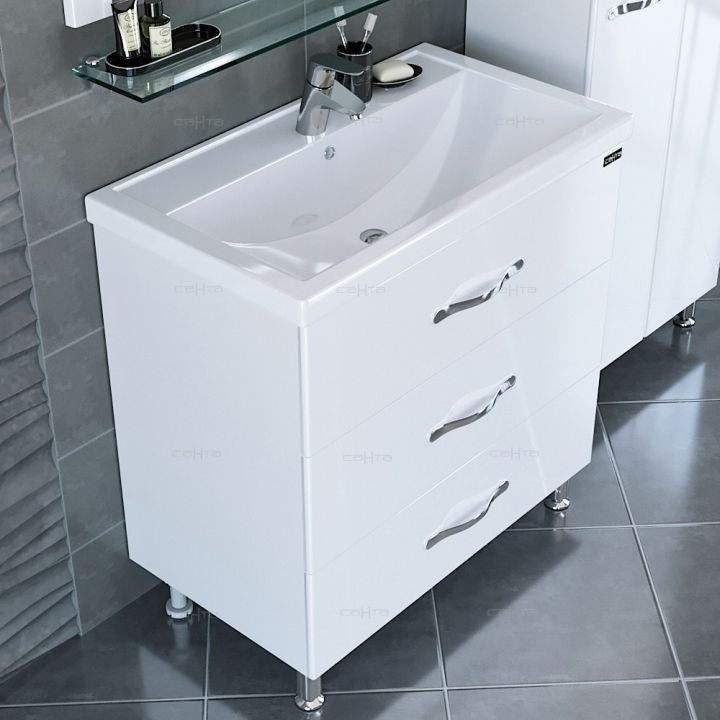 Тумба для умыв. "Виктория 80" NEW напол. (ум. Фостер 80)