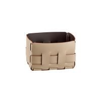 Colombo Adj Корзинка Mini Bottega, 12x19H13 см , цвет: капучино/шоколад Colombo Adj Корзинка Mini Bottega, 12x19H13 см , цвет: капучино/шоколад