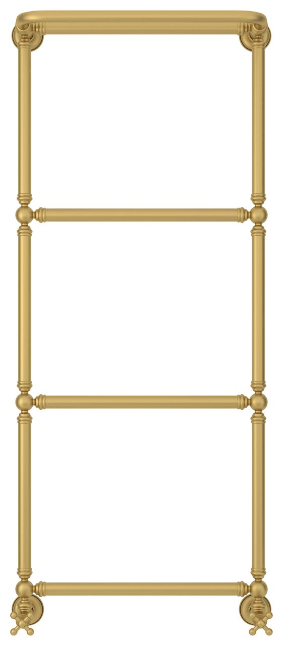 Полотенцесушитель водяной "Ренессанс 1386" 1260х500 (Матовое ЗОЛОТО)