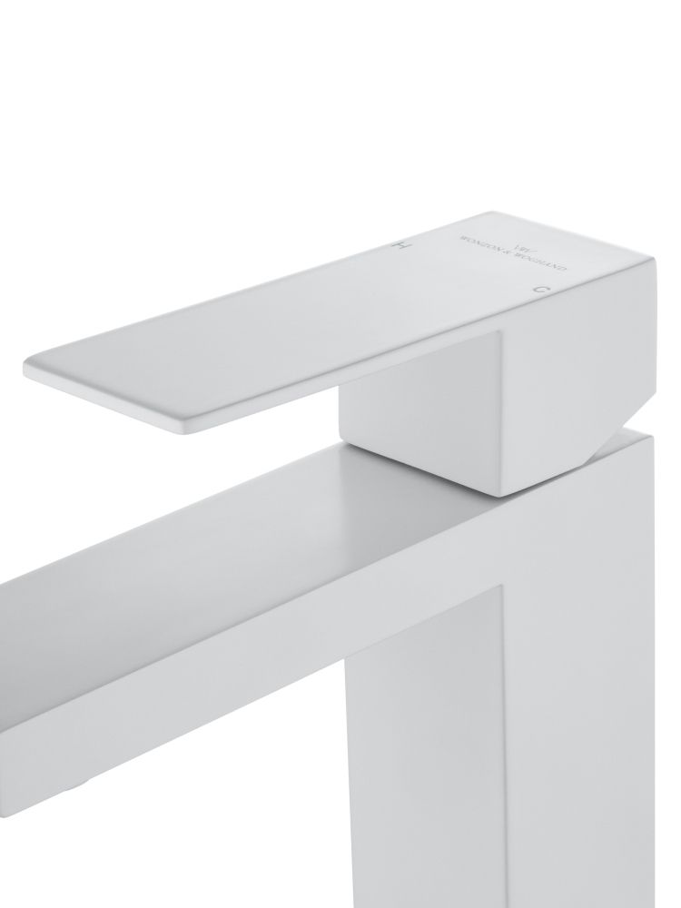 Смеситель для раковины WONZON & WOGHAND, Белый матовый (WW-A40982-MW)