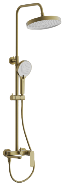 Душевая система BELZ B24713-5, брашированное золото