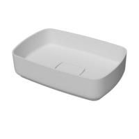 MOMA NINFEA1 Раковина 480х320 мм., для установки на столешницу, с донным клапаном, цвет белый матовый MOMA NINFEA1 Раковина 480х320 мм., для установки на столешницу, с донным клапаном, цвет белый матовый