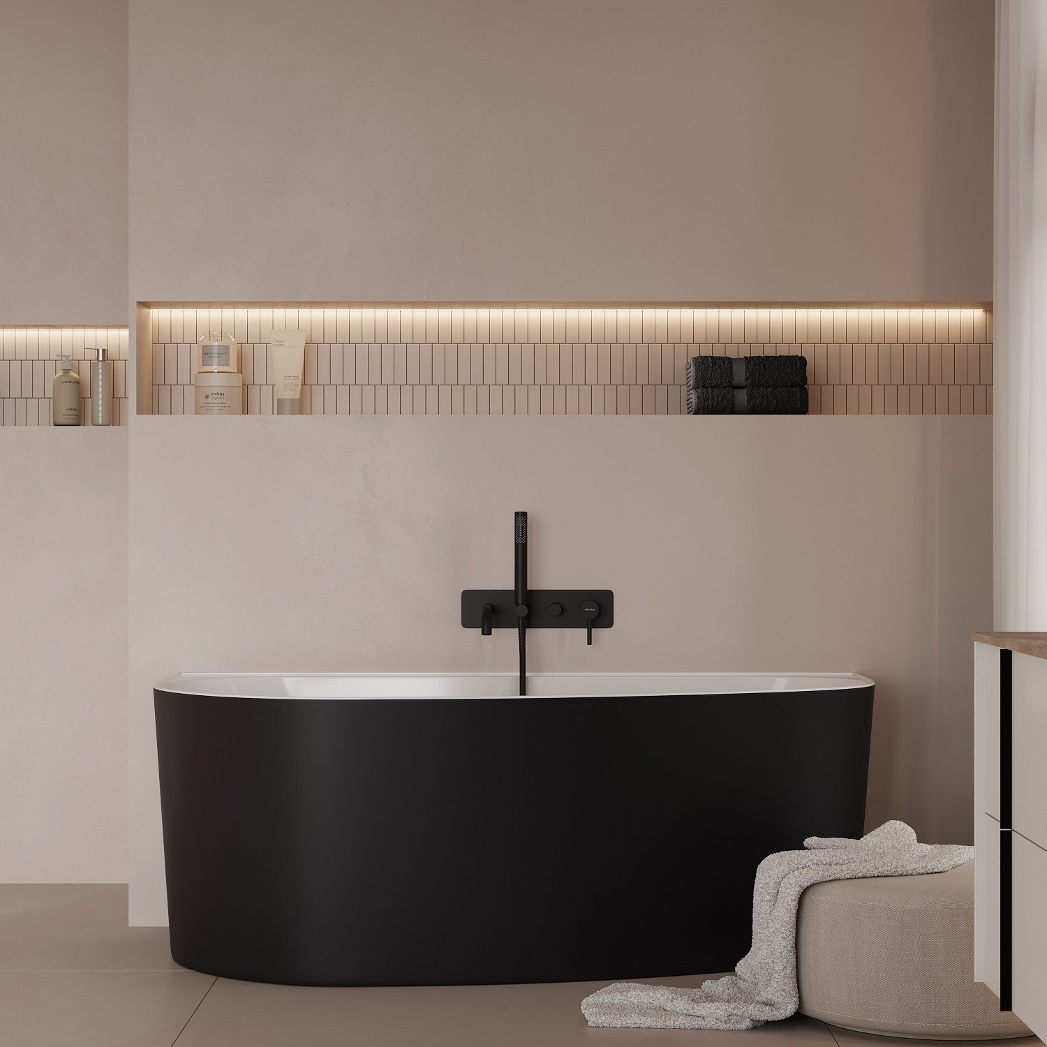 Акриловая ванна Allen Brau Priority 5 В 160x78 2.31005.20B/AM