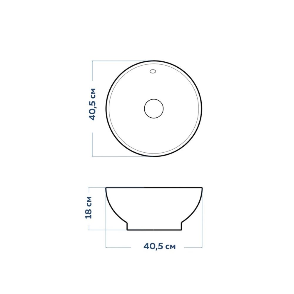 Раковина чаша Maretti EA13NS92-844, белая, артикул EA13NS92-844