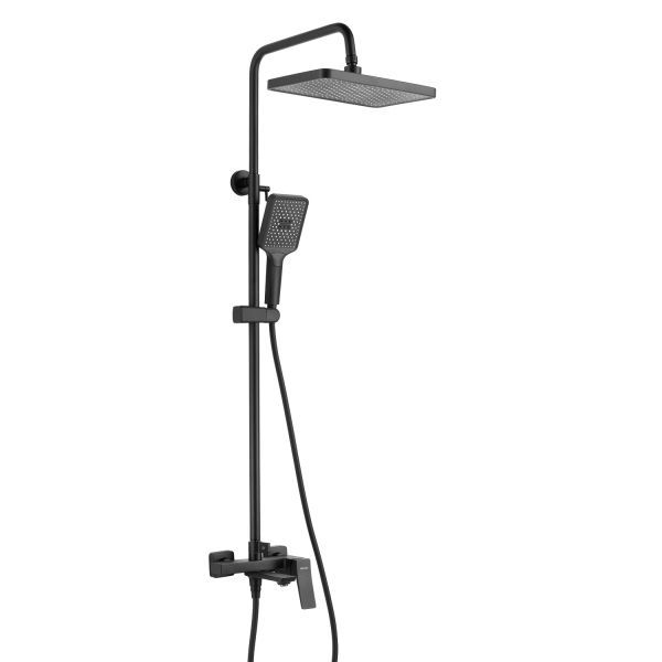 Душевая система Shevanik S4436H, черный