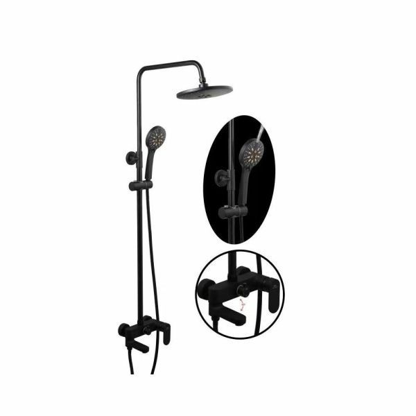 Душевая система FASHUN A2482-7, черный