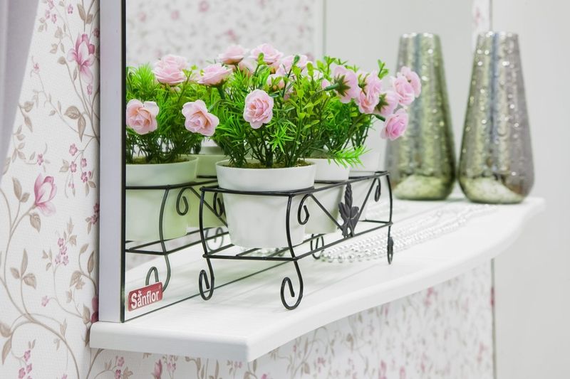 Зеркало Sanflor Софи 105 С002225 Белое Зеркало Sanflor Софи 105 С002225 Белое