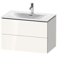 Duravit L-Cube Тумба подвесная под раковину # 234483, 2 ящика, 550x820x481мм, цвет White High Gloss