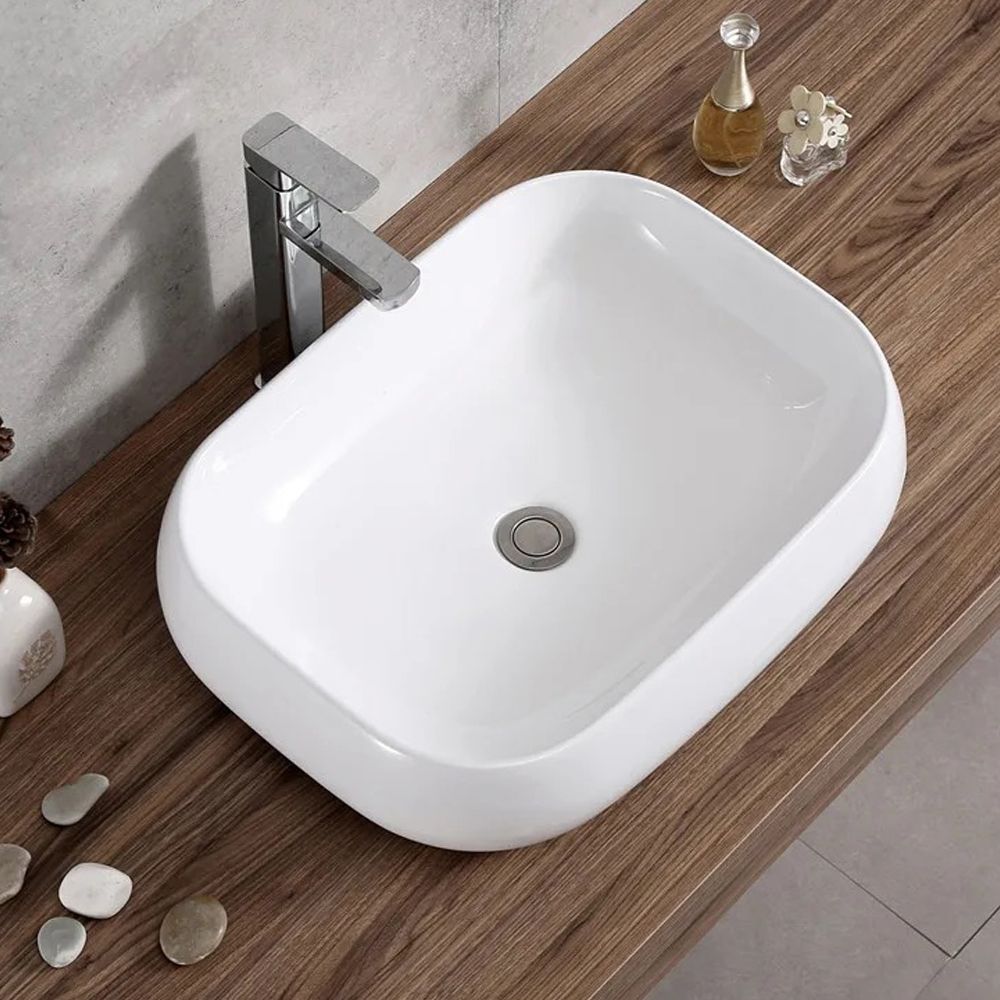 Раковина чаша WesnaArt ROUND 4050-ROU, белый, артикул 4050-ROU