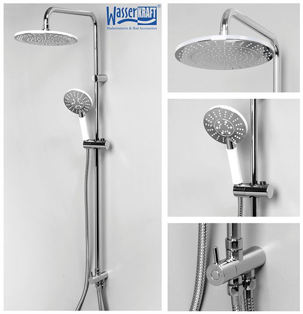 Душевая система WasserKRAFT A039 Хром