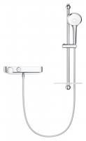Термостатический смеситель для душа GROHE GRT SmartControl и душевой гарнитур Euphoria 110 Massage с душевой штангой 600 мм, хром (34720000) Термостатический смеситель для душа GROHE GRT SmartControl и душевой гарнитур Euphoria 110 Massage с душевой штангой 600 мм, хром (34720000)