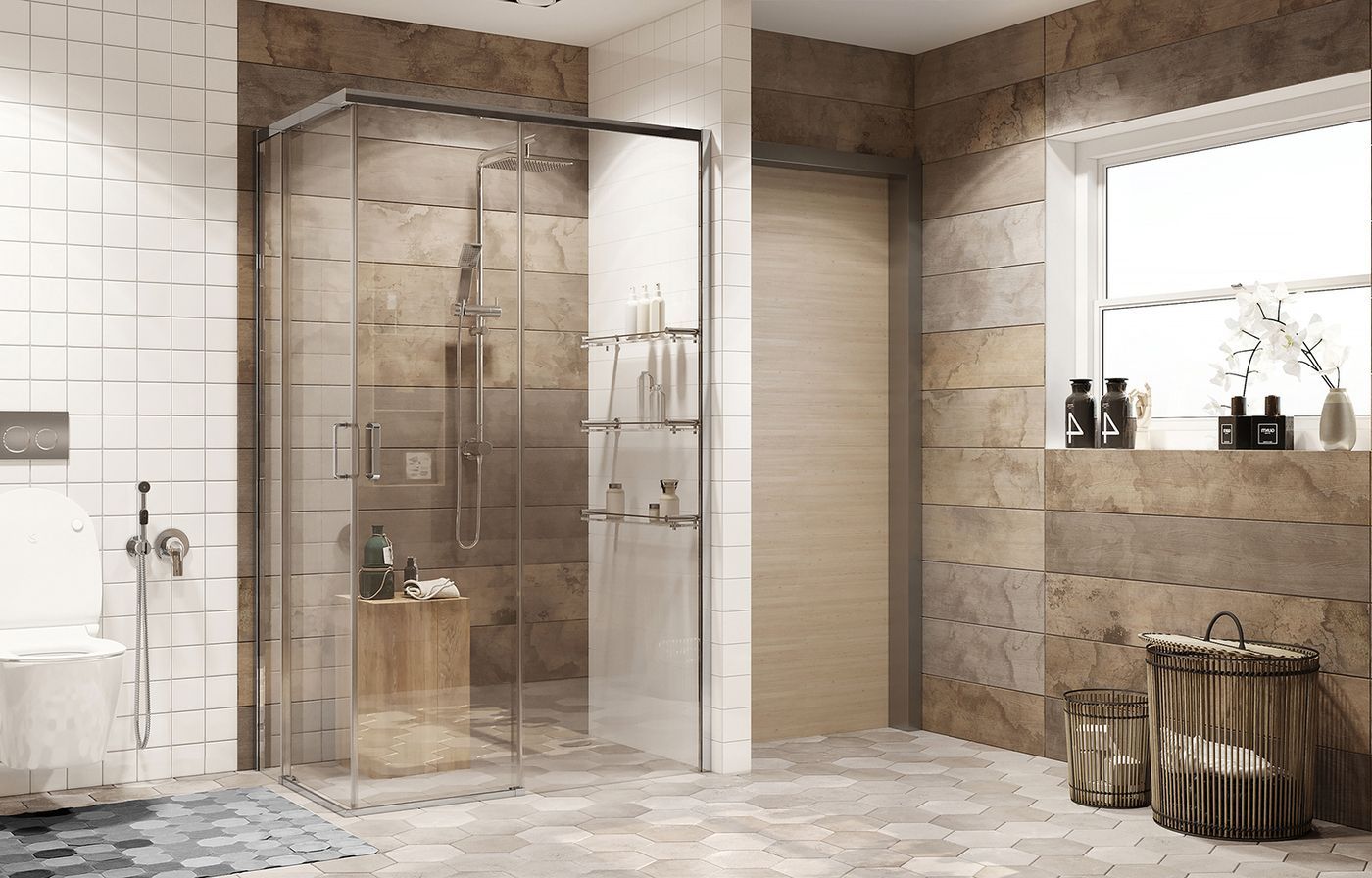 Душевой уголок Ambassador Queen 11011106R, прямоугольный, 120х80 см