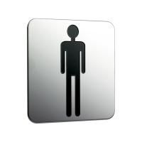 Emco System2 Дверная табличка "мужская", цвет хром