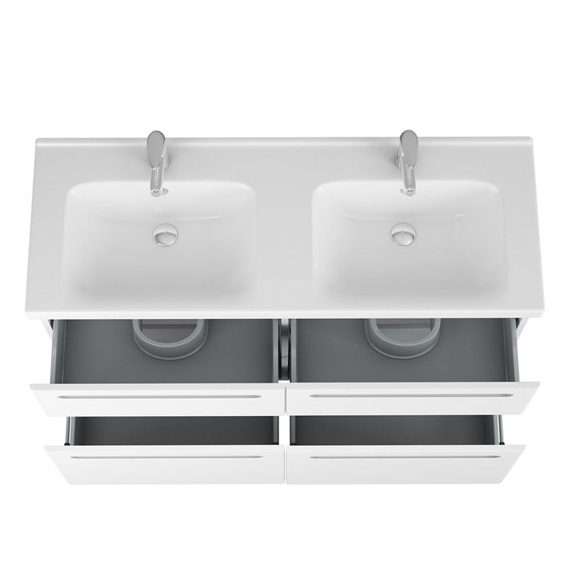 Тумба под раковину Owl 1975 Otalia 125 OW04.08.00 подвесная Белая, артикул OW04.08.00