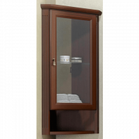 Шкаф подвесной угловой Клио правый Opadiris Орех антикварный