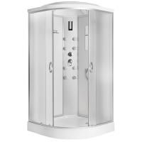 Душевая кабина Erlit Comfort ER4508P 80x80 с гидромассажем задняя стенка Белая стекло матовое Душевая кабина Erlit Comfort ER4508P 80x80 с гидромассажем задняя стенка Белая стекло матовое