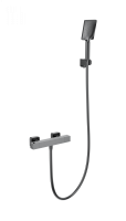 Смеситель для душа с термостатом WONZON & WOGHAND STAY 3, Темный графит (WW-B2062-A-BGG)