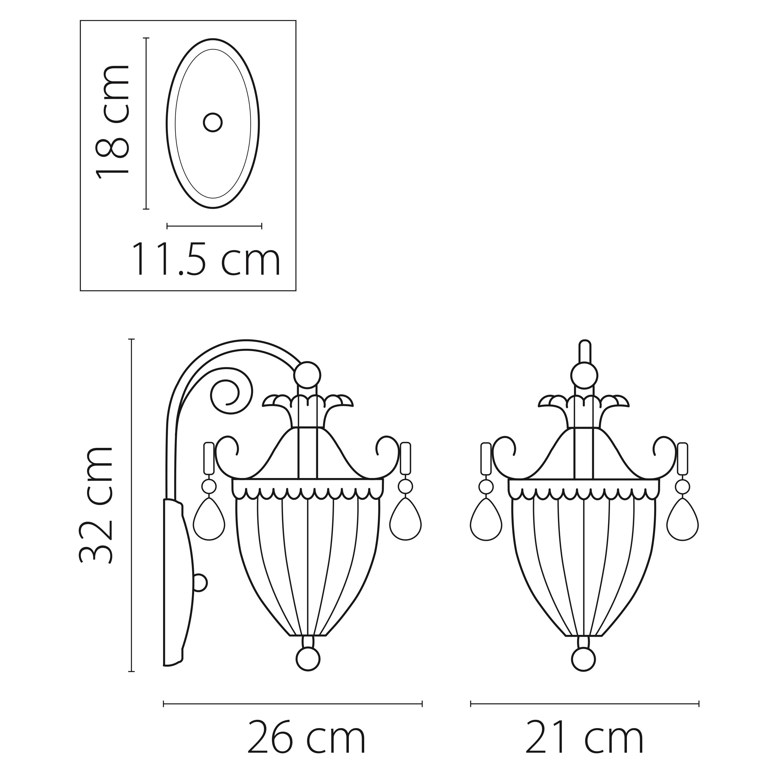 Бра Schon Lightstar Premium 790612 Бра Schon Lightstar Premium 790612