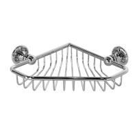 Devon First Class Мыльница угловая решетчатая, настенная, цвет: хром