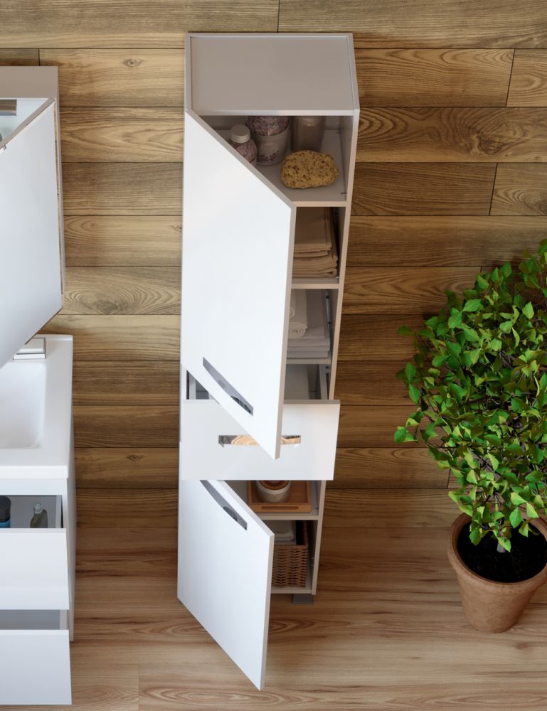 Пенал (40см) VIGO Plaza pn.PLA.40, белый, артикул pn.PLA.40