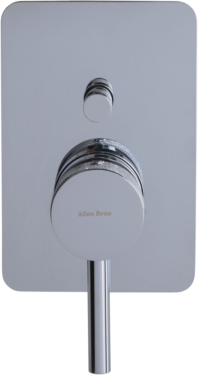 Смеситель для душа Allen Brau Priority X2 5.31011-00 (с внутренней частью, 2 выхода) хром, артикул 5.31011-00