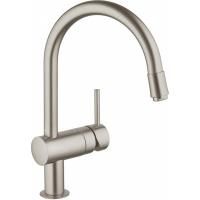 Смеситель для кухни GROHE Minta с выдвижным C-изливом, хром (32918DC0) Смеситель для кухни GROHE Minta с выдвижным C-изливом, хром (32918DC0)