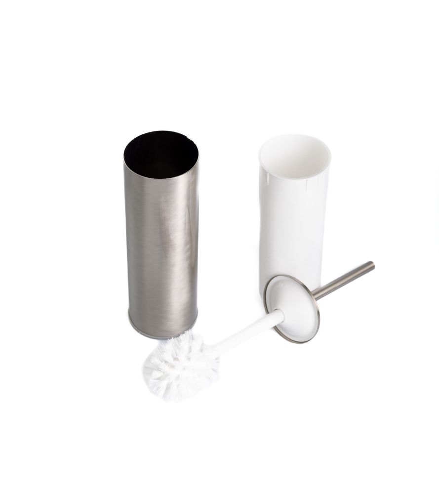 Stil Haus Hashi, напольный металлический ёрш, цвет никель сатин, артикул 010(36)