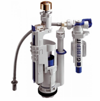 KERASAN Механизм двойного смыва GEBERIT, нижний подвод воды, цвет бронза (артикул на коробке 750903)