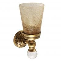 CRISTALIA Cтакан настенный, стекло/бронза/SWAROVSKI
