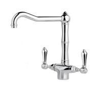 NICOLAZZI EL CAPITAN Смеситель для кухни на 1 отверстие, двухвентильный, цвет хром