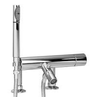 Stella Bamboo Смеситель на борт ванны на 2 отверстия 3267RG306 с ручным душем, цвет: хром