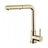 Bongio Kitchen Смеситель для мойки с ручным душем, цвет матированный никель