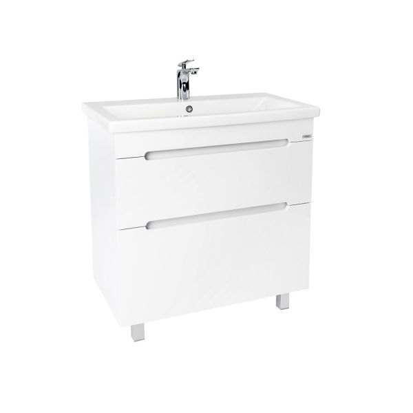 Тумба VIANT "Марсель" 2 ящика белая 425х760х820 под раковину .S-UM-COM80/1-w (COMO 80) (VMAR80CO-T2Y)