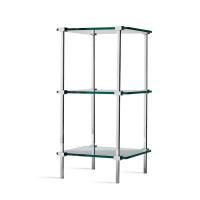 Decor Walther T 11 Стеллаж 35x30x67.5см, напольный, 3 стеклянные полки, цвет: хром Decor Walther T 11 Стеллаж 35x30x67.5см, напольный, 3 стеклянные полки, цвет: хром