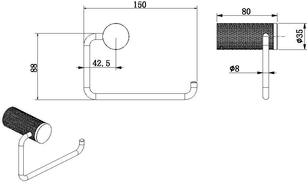 Держатель для туалетной бумаги Allen Brau Priority 4.0 6.31С07-00 хром