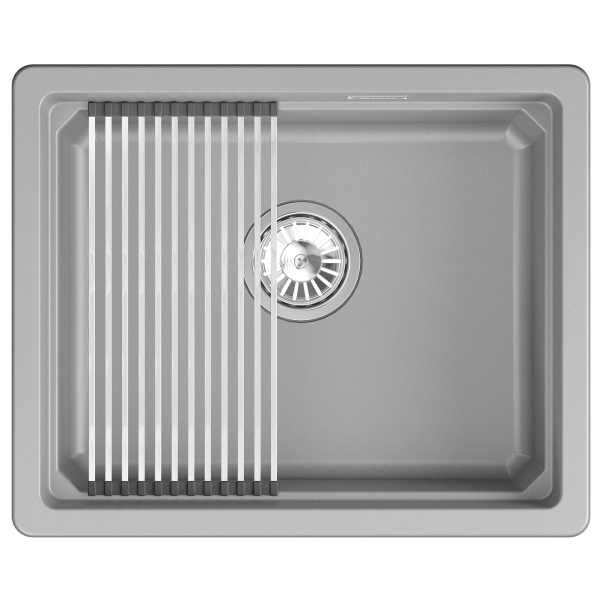 Кухонная мойка GRANULA кварц (5501iU, АЛЮМИНИУМ)