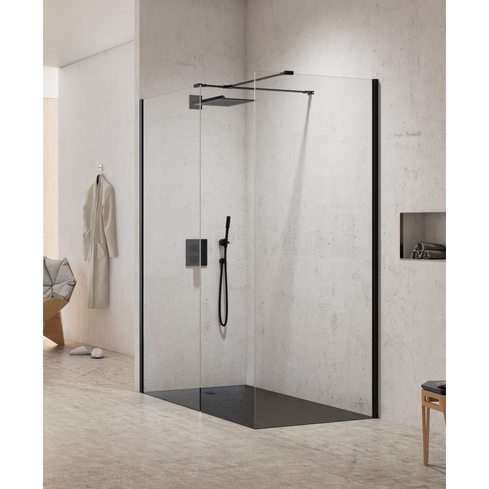 Душевое ограждение NEW TRENDY NEW MODUS BLACK 160x90x200 EXK-1295 (черный)